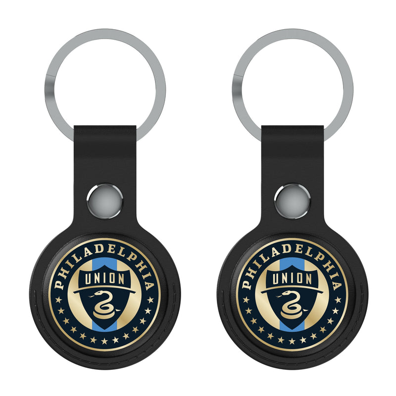 Philadelphia Union   Insignia AirTag Black Airtag Holder 2-Pack