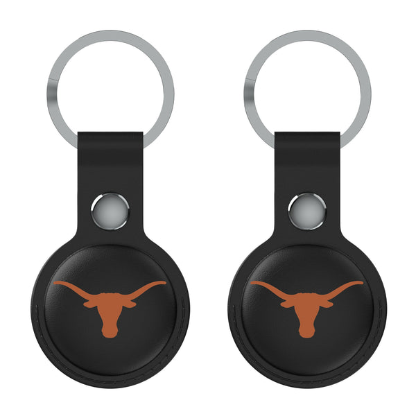 University of Texas Longhorns Insignia AirTag Black Airtag Holder 2-Pack