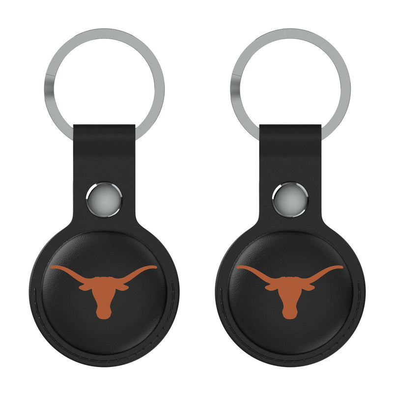 University of Texas Longhorns Insignia AirTag Black Airtag Holder 2-Pack