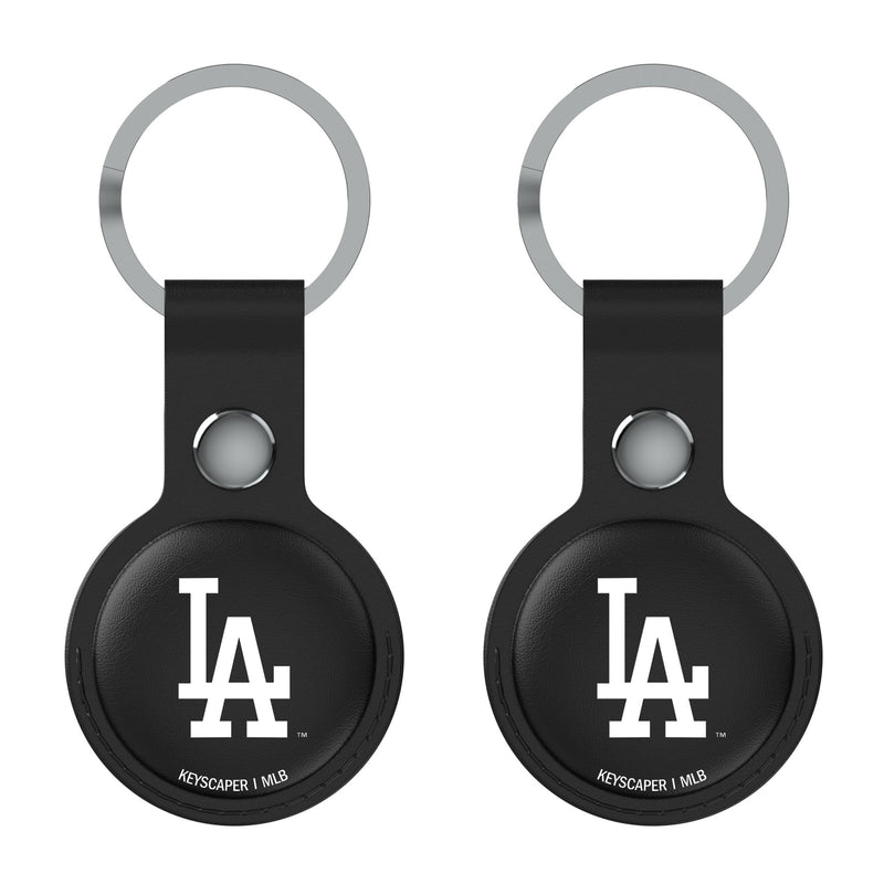 LA Dodgers Insignia AirTag Black Airtag Holder 2-Pack