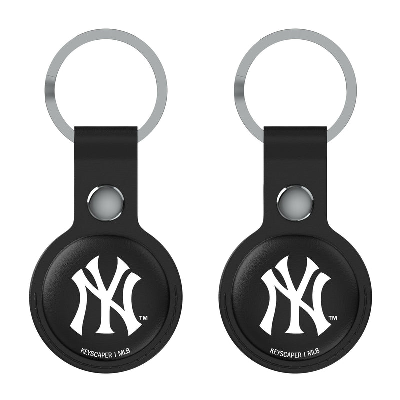 New York Yankees Insignia AirTag Black Airtag Holder 2-Pack