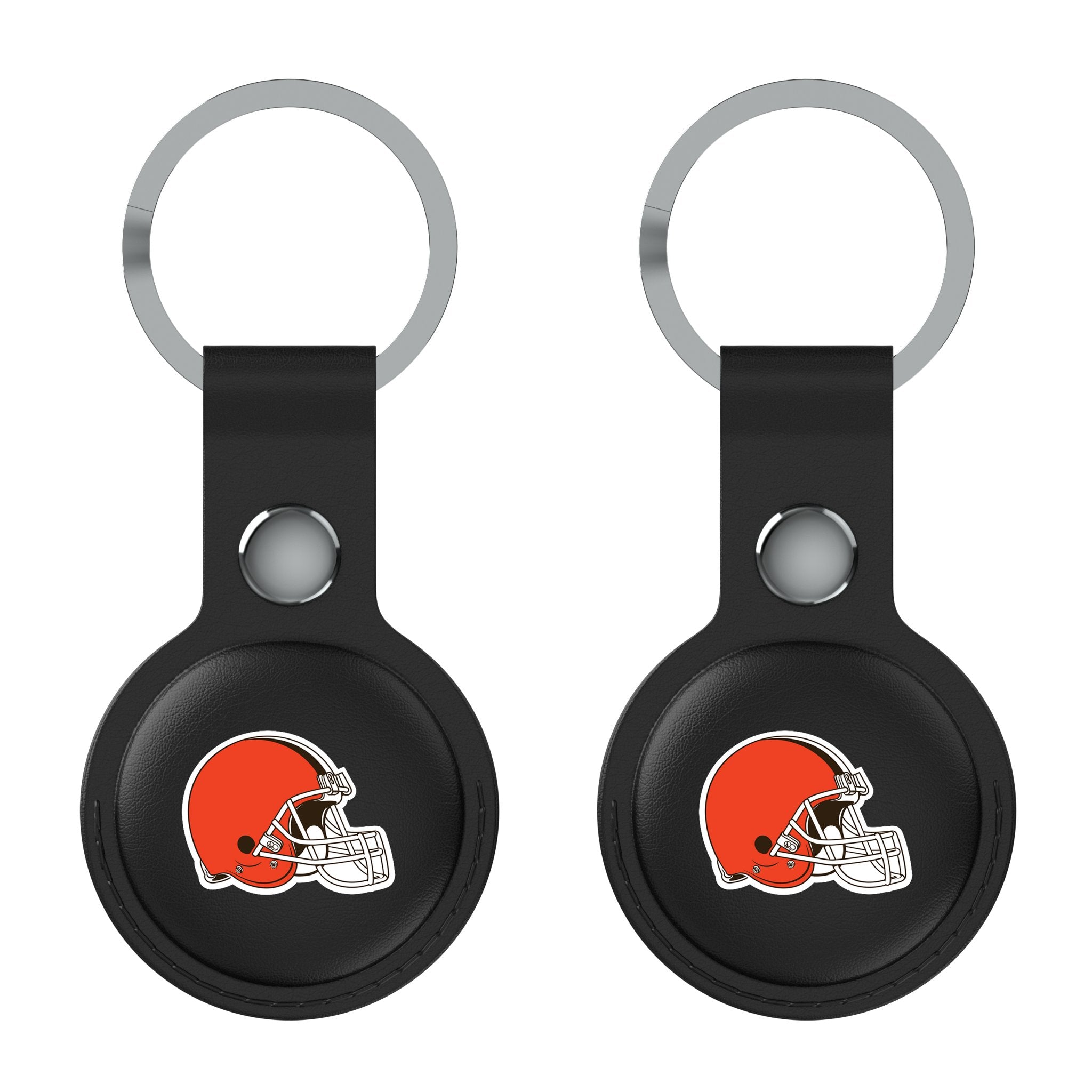 Cleveland Browns Insignia AirTag Black Airtag Holder 2-Pack