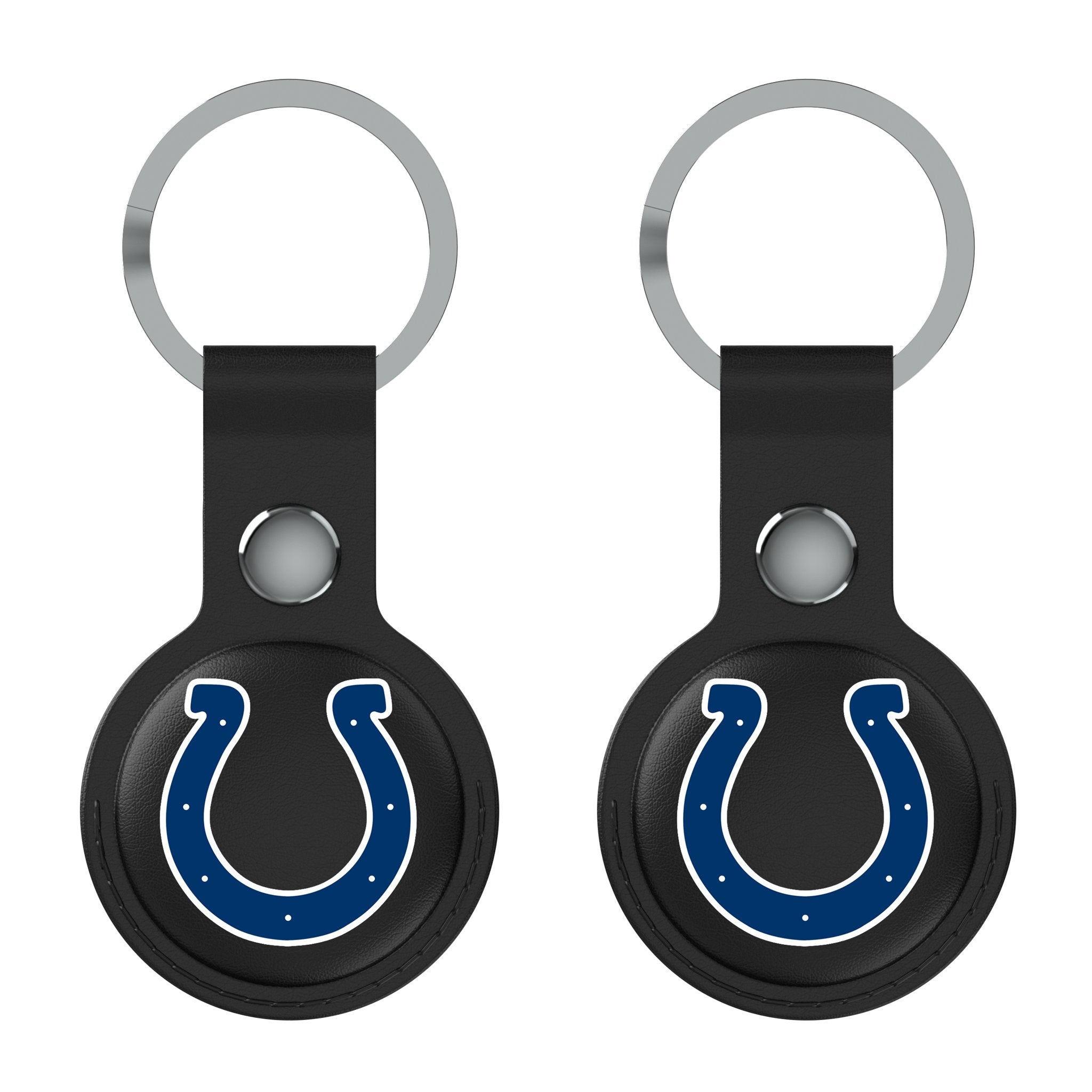 Indianapolis Colts Insignia AirTag Black Airtag Holder 2-Pack