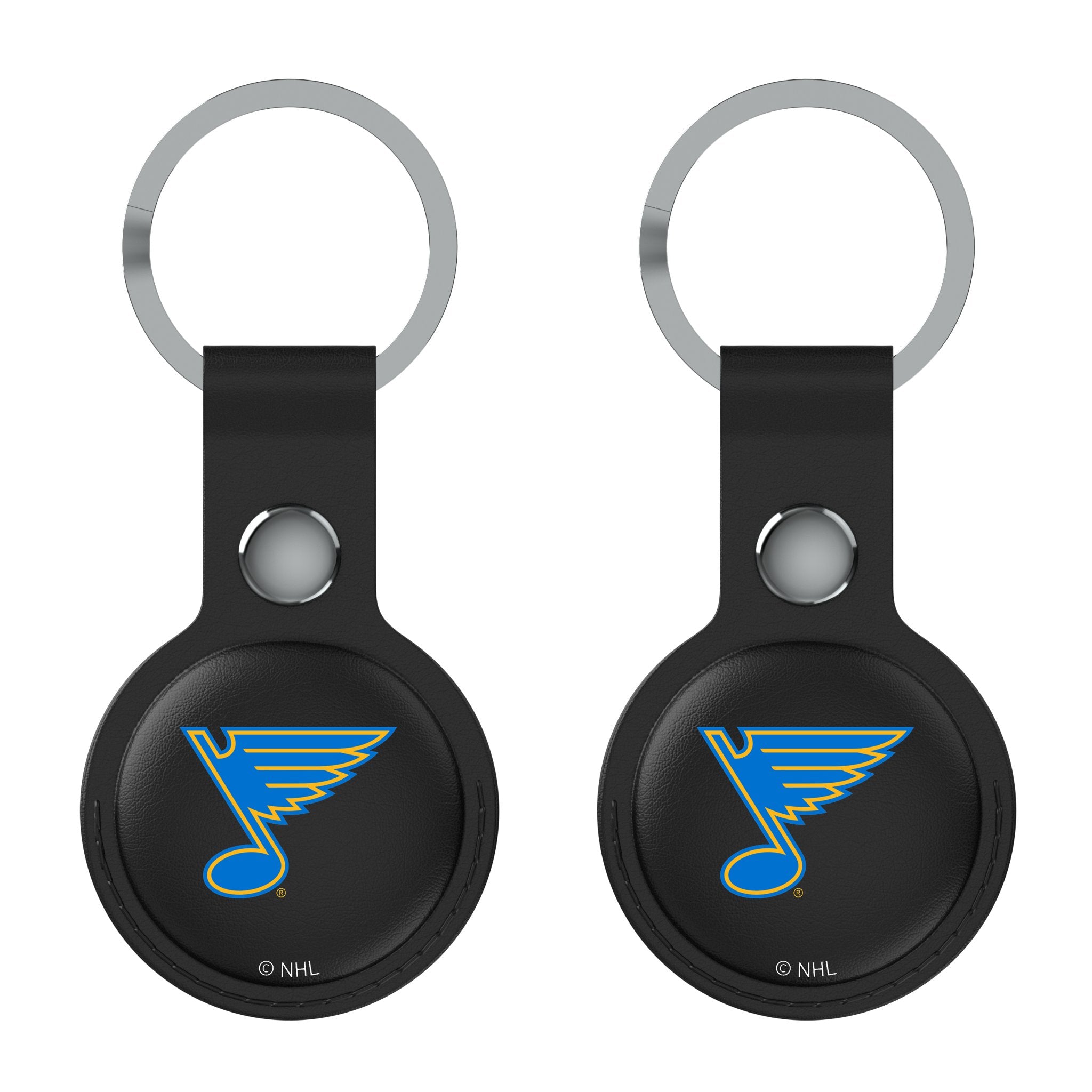 St. Louis Blues Insignia AirTag Black Airtag Holder 2-Pack