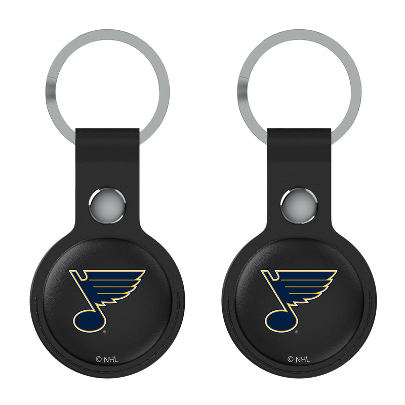 St. Louis Blues Insignia AirTag Black Airtag Holder 2-Pack