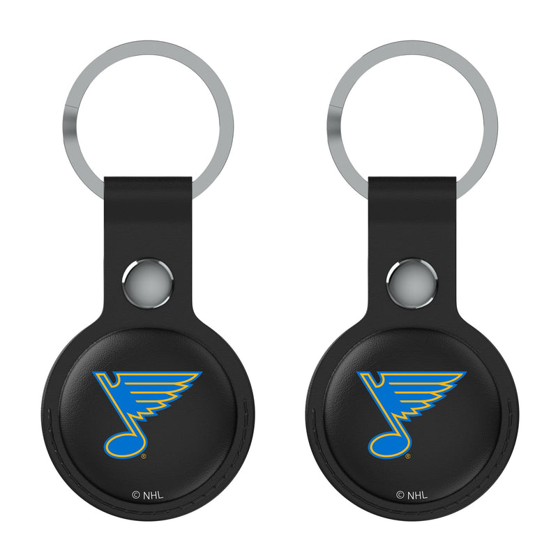 St. Louis Blues Insignia AirTag Black Airtag Holder 2-Pack