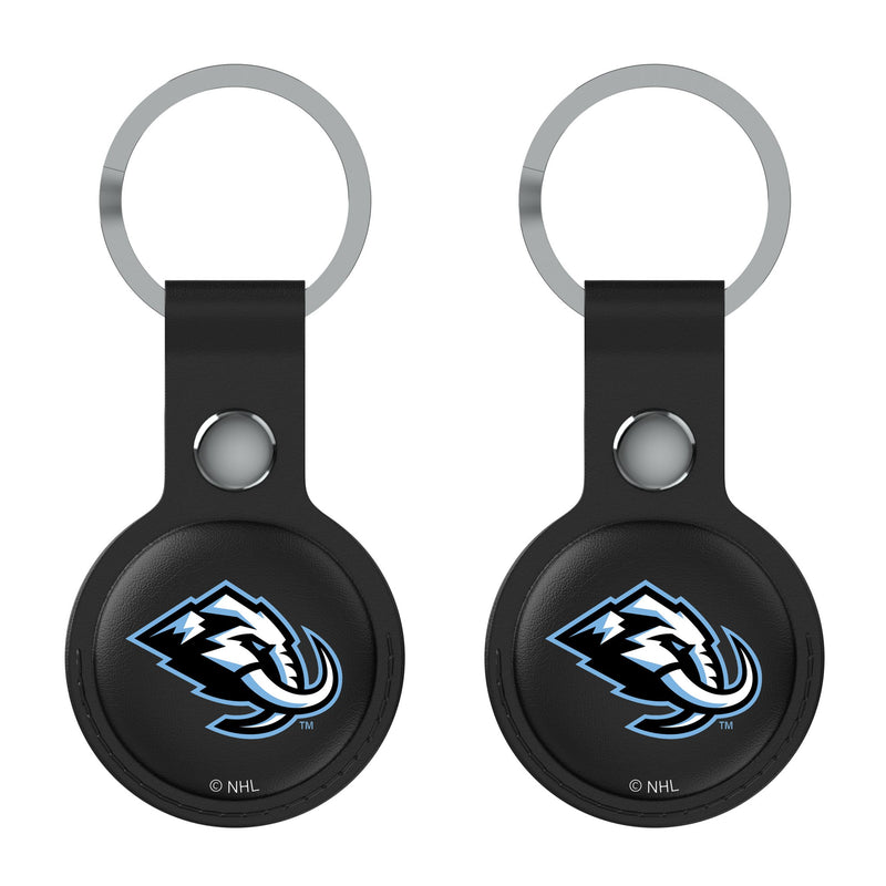 Utah Mammoth Insignia AirTag Black Airtag Holder 2-Pack