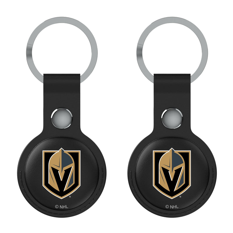 Vegas Golden Knights Insignia AirTag Black Airtag Holder 2-Pack