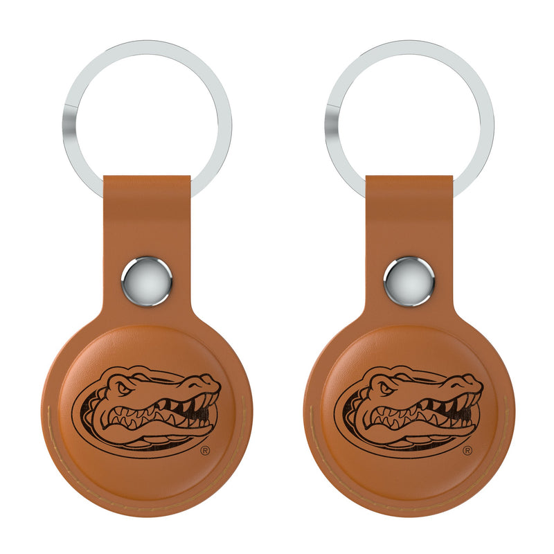 University of Florida Gators Burn AirTag Brown Airtag Holder 2-Pack
