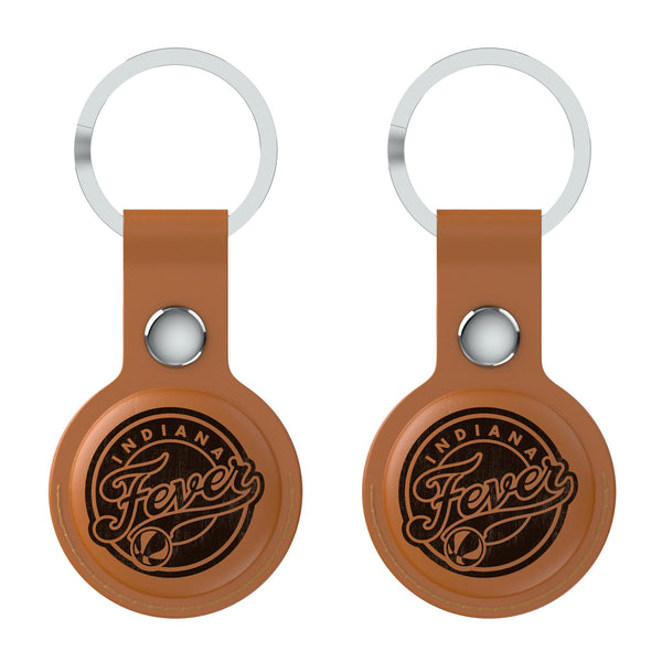 Indiana Fever Burn AirTag Brown Airtag Holder 2-Pack