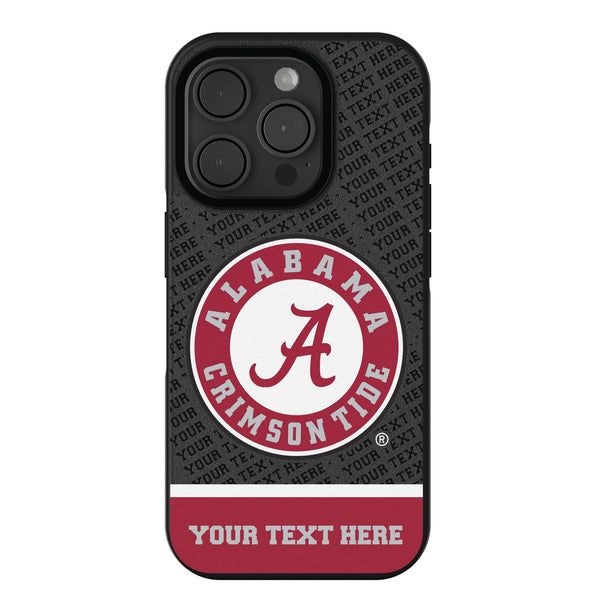 University of Alabama Crimson Tide Personalized EndZone Plus iPhone Bump Phone Case for Apple iPhone