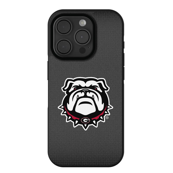 University of Georgia Bulldogs Uga Linen iPhone Bump Phone Case for Apple iPhone