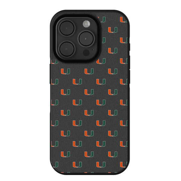 University of Miami Hurricanes Fashion Pattern iPhone Bump Phone Case for Apple iPhone