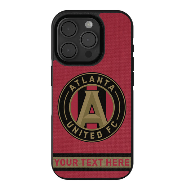 Atlanta United FC Personalized Stripe iPhone Bump Phone Case for Apple iPhone