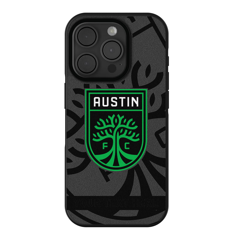 Austin FC Personalized Tilt iPhone Bump Phone Case for Apple iPhone