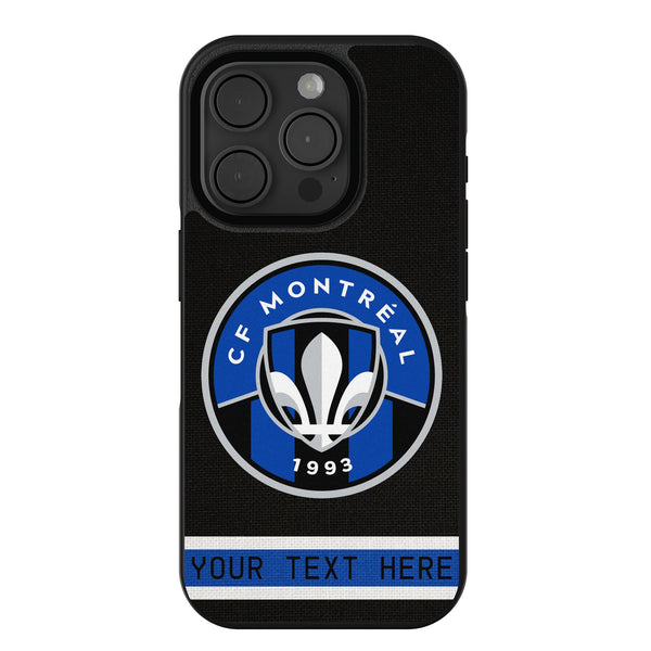 CF Montreal Personalized Stripe iPhone Bump Phone Case for Apple iPhone