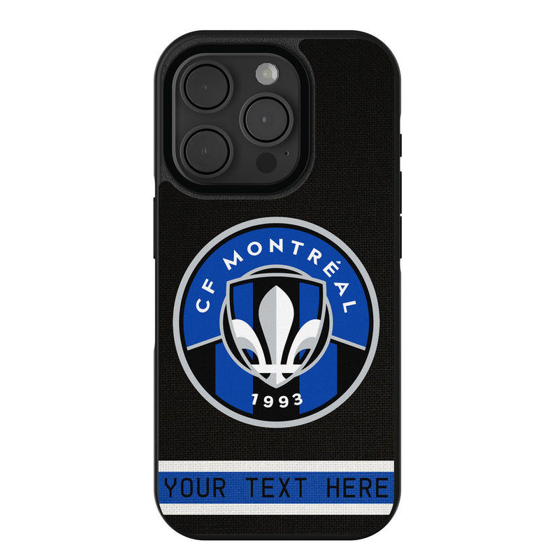 CF Montreal Personalized Stripe iPhone Bump Phone Case for Apple iPhone