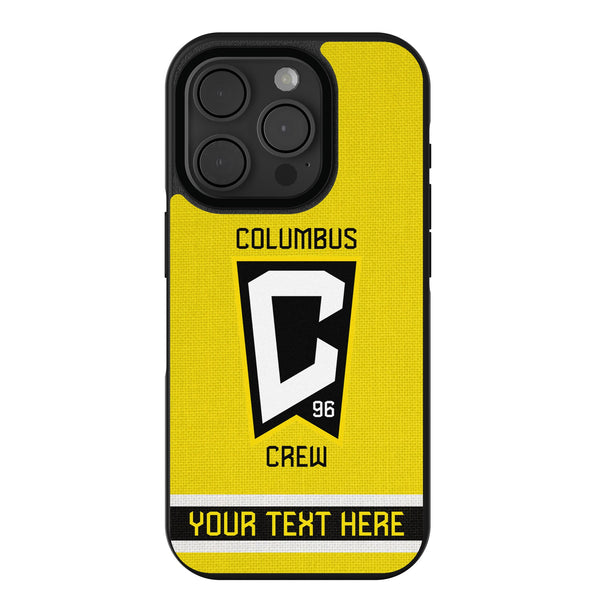 Columbus Crew Personalized Stripe iPhone Bump Phone Case for Apple iPhone