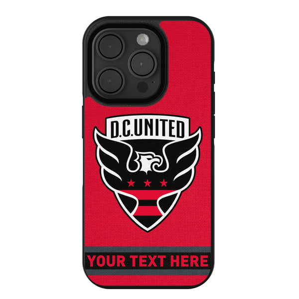 DC United Personalized Stripe iPhone Bump Phone Case for Apple iPhone