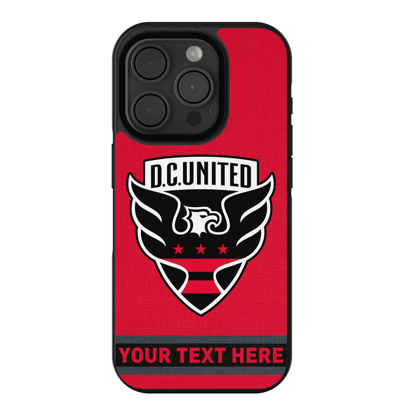 DC United Personalized Stripe iPhone Bump Phone Case for Apple iPhone