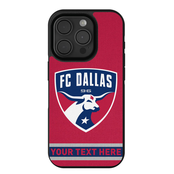FC Dallas Personalized Stripe iPhone Bump Phone Case for Apple iPhone