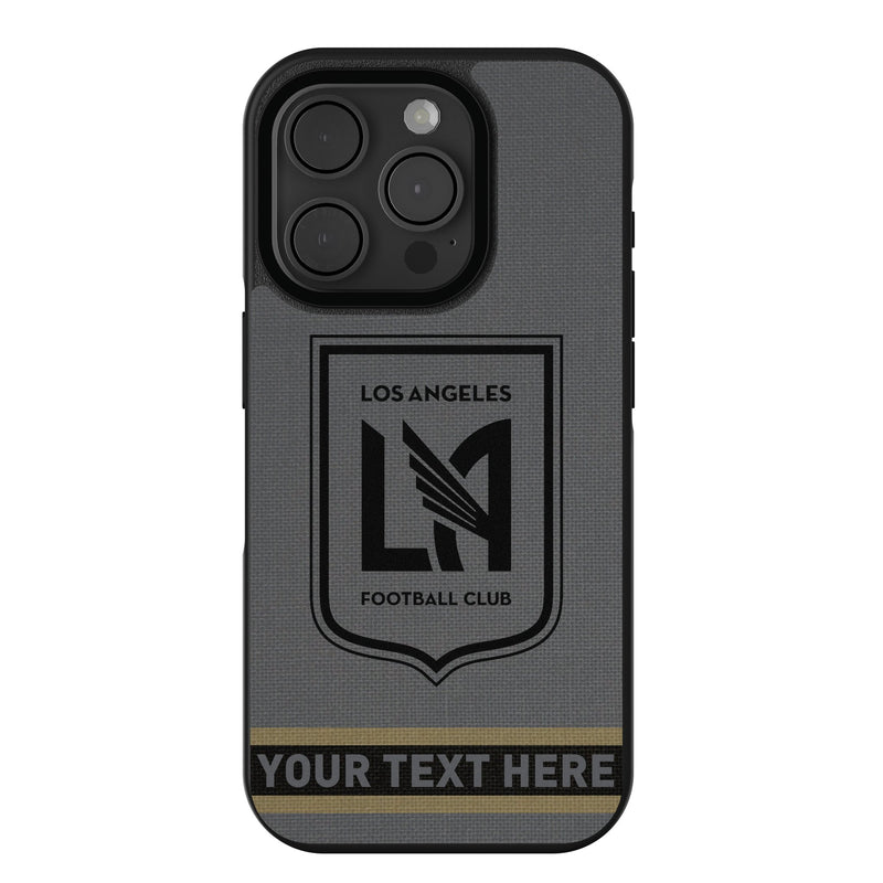 Los Angeles Football Club Personalized Stripe iPhone Bump Phone Case for Apple iPhone