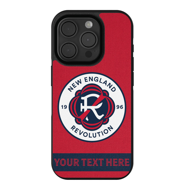 New England Revolution Personalized Stripe iPhone Bump Phone Case for Apple iPhone