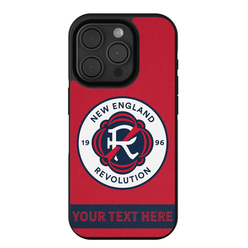 New England Revolution Personalized Stripe iPhone Bump Phone Case for Apple iPhone