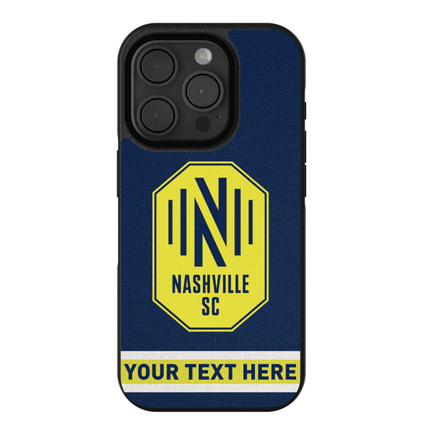 Nashville SC Personalized Stripe iPhone Bump Phone Case for Apple iPhone