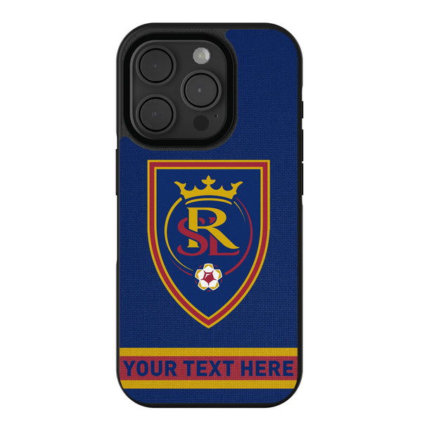 Real Salt Lake Personalized Stripe iPhone Bump Phone Case for Apple iPhone