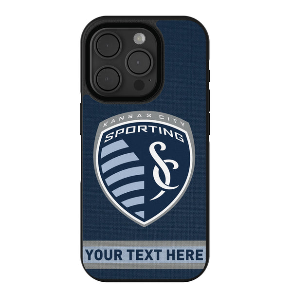 Sporting Kansas City Personalized Stripe iPhone Bump Phone Case for Apple iPhone