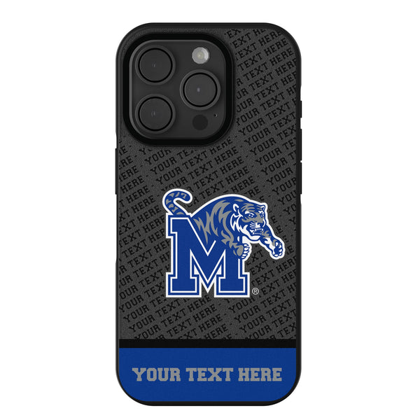 University of Memphis Tigers Personalized EndZone Plus iPhone Bump Phone Case for Apple iPhone