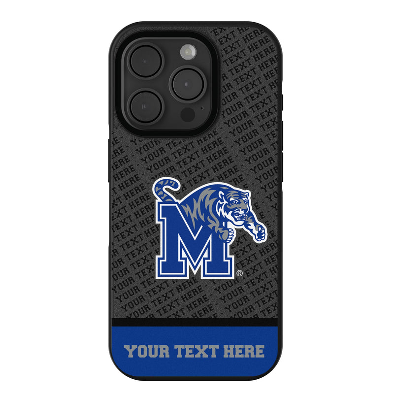 University of Memphis Tigers Personalized EndZone Plus iPhone Bump Phone Case for Apple iPhone