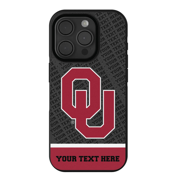 University of Oklahoma Sooners Personalized EndZone Plus iPhone Bump Phone Case for Apple iPhone