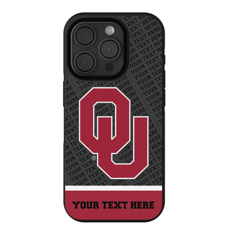 University of Oklahoma Sooners Personalized EndZone Plus iPhone Bump Phone Case for Apple iPhone