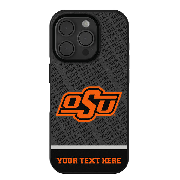 Oklahoma State University Cowboys Personalized EndZone Plus iPhone Bump Phone Case for Apple iPhone