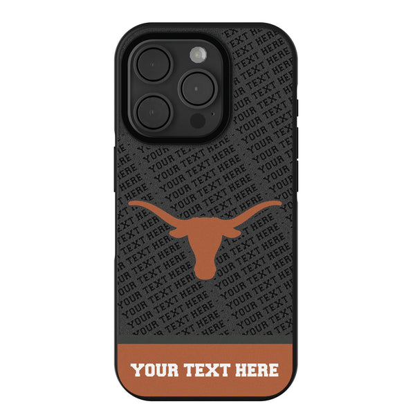 University of Texas Longhorns Personalized EndZone Plus iPhone Bump Phone Case for Apple iPhone