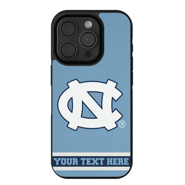 University of North Carolina Tar Heels Personalized Stripe iPhone Bump Phone Case for Apple iPhone
