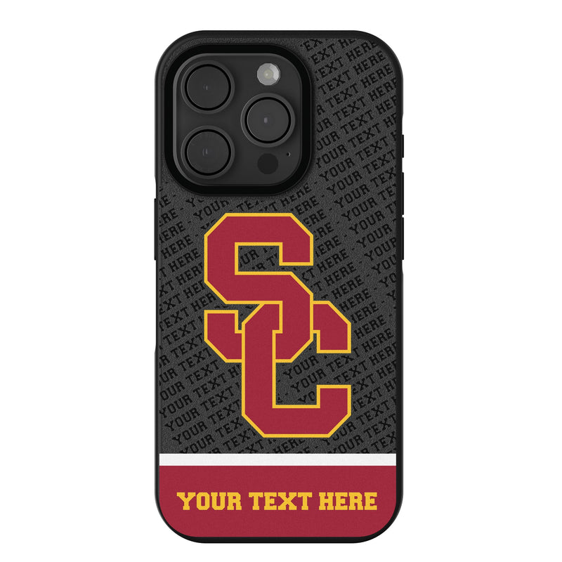 University of Southern California Trojans Personalized EndZone Plus iPhone Bump Phone Case for Apple iPhone