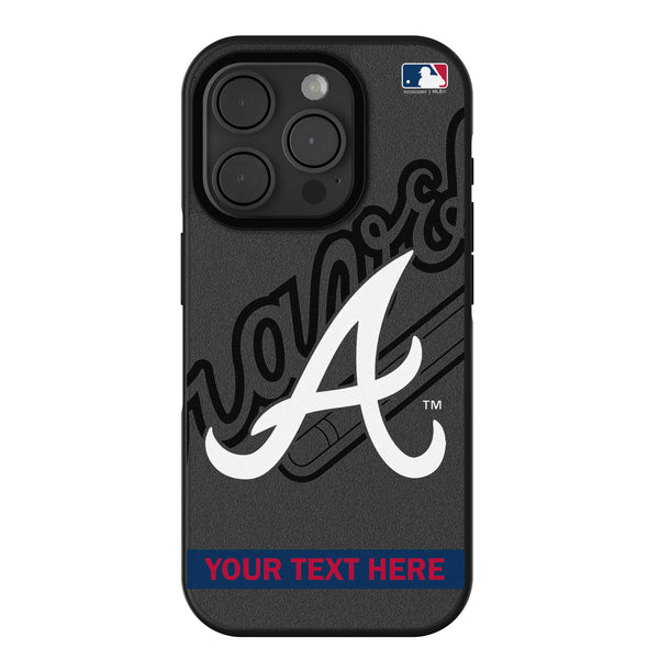 Atlanta Braves Personalized Tilt iPhone Bump Phone Case for Apple iPhone