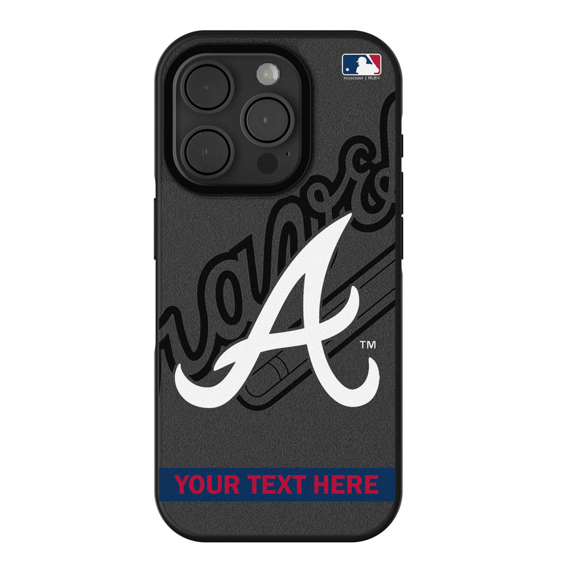 Atlanta Braves Personalized Tilt iPhone Bump Phone Case for Apple iPhone