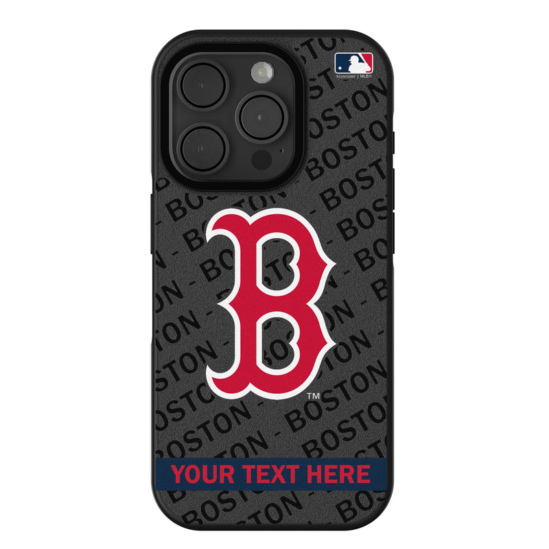 Boston Red Sox Personalized Tilt iPhone Bump Phone Case for Apple iPhone