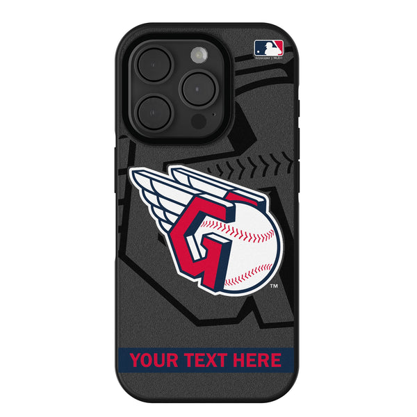Cleveland Guardians Personalized Tilt iPhone Bump Phone Case for Apple iPhone