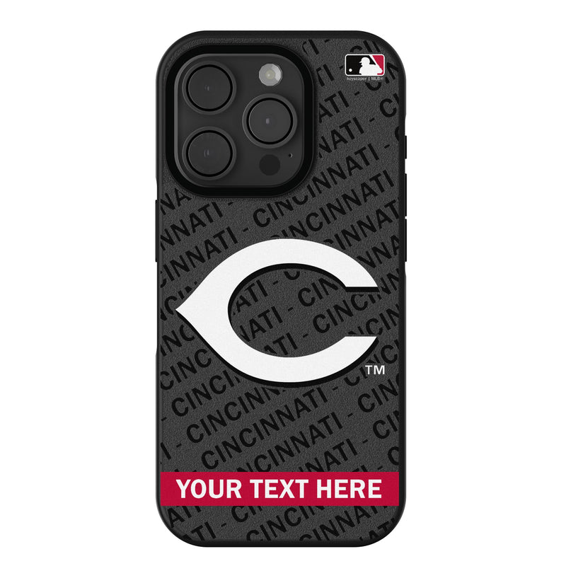 Cincinnati Reds Personalized Tilt iPhone Bump Phone Case for Apple iPhone