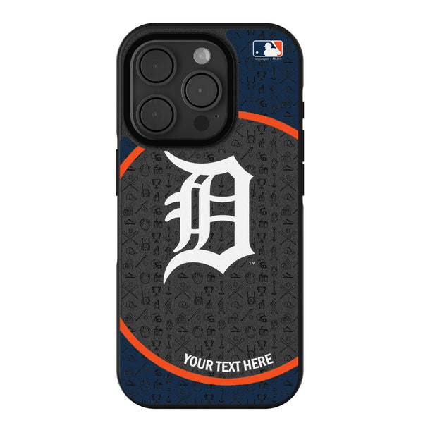 Detroit Tigers Personalized Circle iPhone Bump Phone Case for Apple iPhone