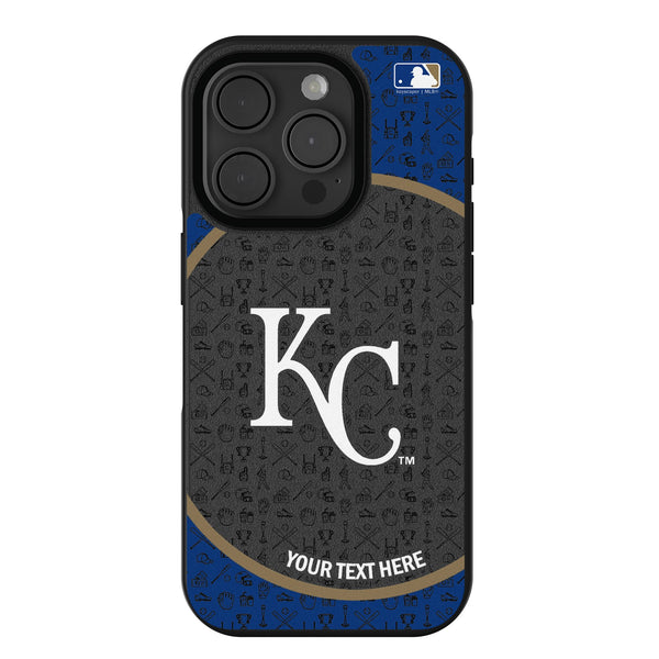 Kansas City Royals Personalized Circle iPhone Bump Phone Case for Apple iPhone