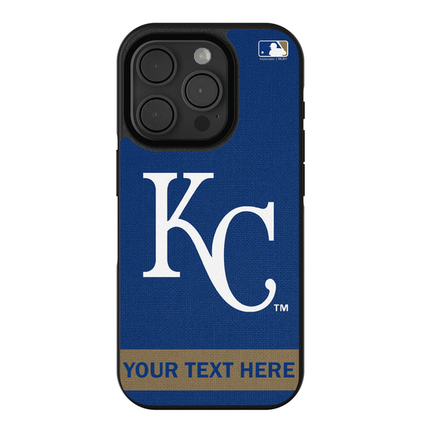 Kansas City Royals Personalized Stripe iPhone Bump Phone Case for Apple iPhone