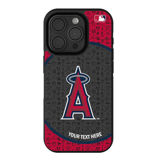 Los Angeles Angels Personalized Circle iPhone Bump Phone Case for Apple iPhone