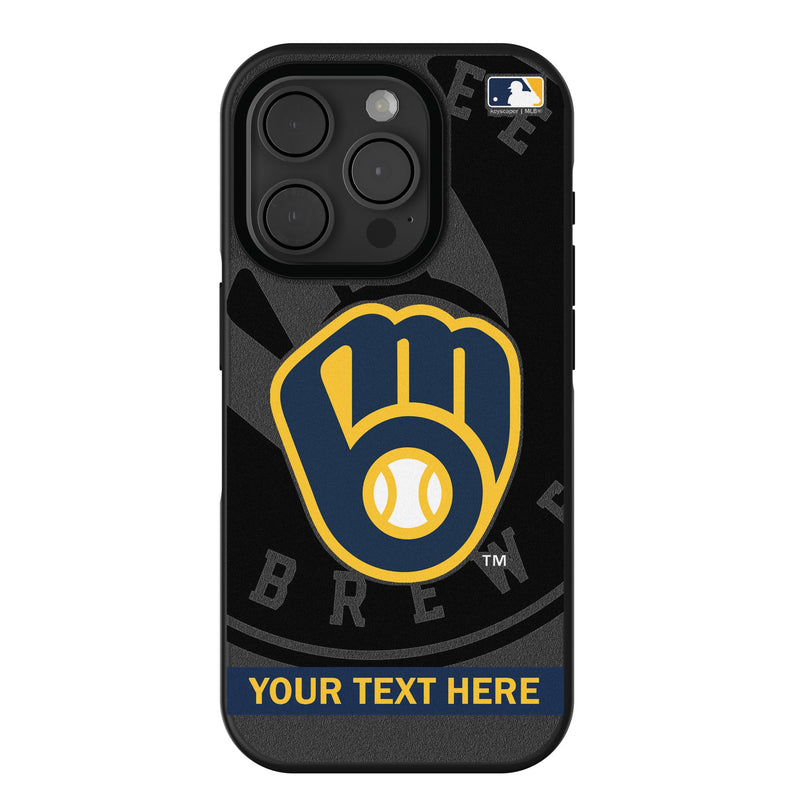 Milwaukee Brewers Personalized Tilt iPhone Bump Phone Case for Apple iPhone