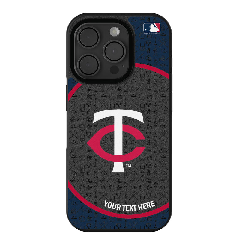 Minnesota Twins Personalized Circle iPhone Bump Phone Case for Apple iPhone
